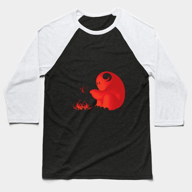 Daemon Cute Baseball T-Shirt by Vinsse